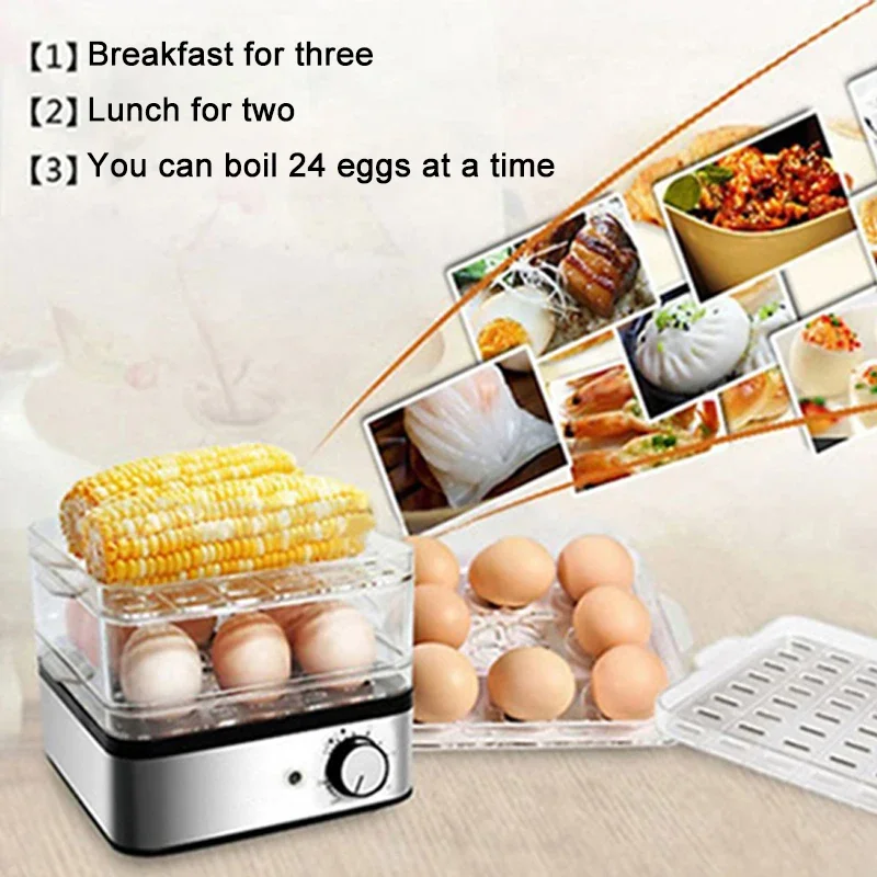 Для KY-301 vapeur électrique peut может готовить 24 яйца на все три кушетки