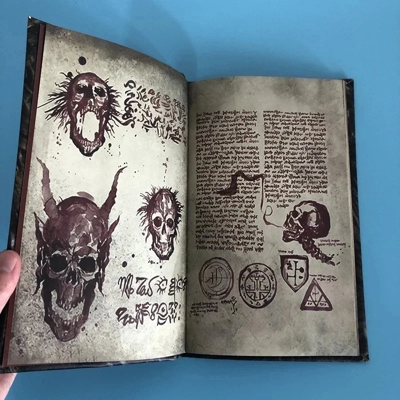 Necronomicon Dark Magic Book Demon Evil Dead Summon Алтарь Церемония Опора Коллекция книг Гостиная