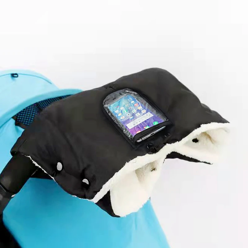 

Аксессуары для детской коляски Зимние флисовые ветрозащитные перчатки для новорожденных