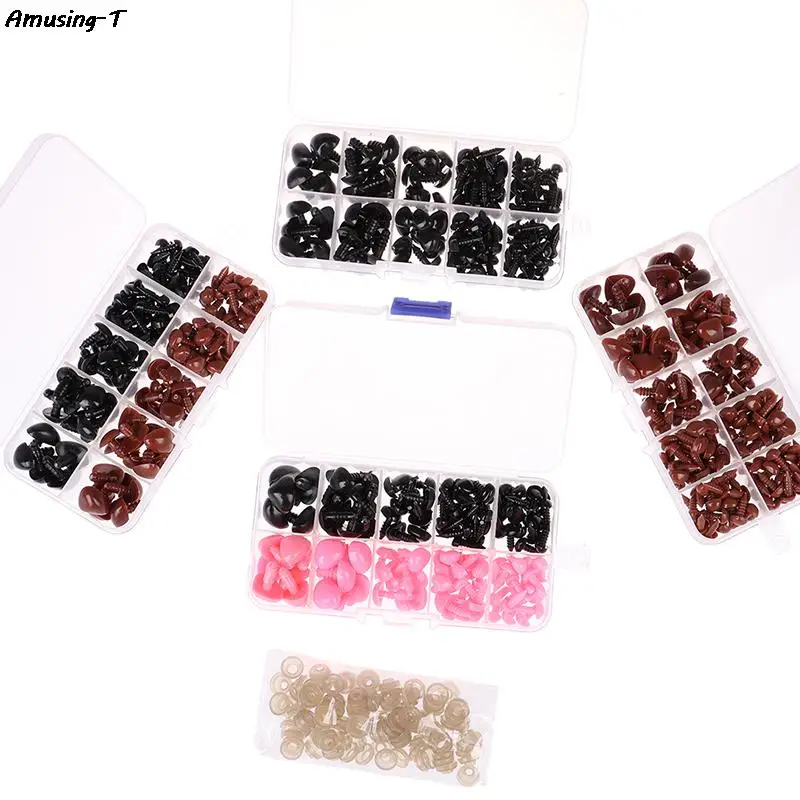 

130 шт./кор. мини пластиковые безопасные носики треугольник для плюшевый мишка мягкая игрушка животные игрушки амигуруми мягкого плюша; Аксессуары для куклы