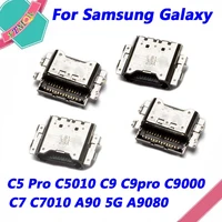 10pcs for samsung galaxy c5 pro c5010 c9 c9pro c9000 c7 c7010 a90 5g a9080 usb jack charger socket dock charging port connector