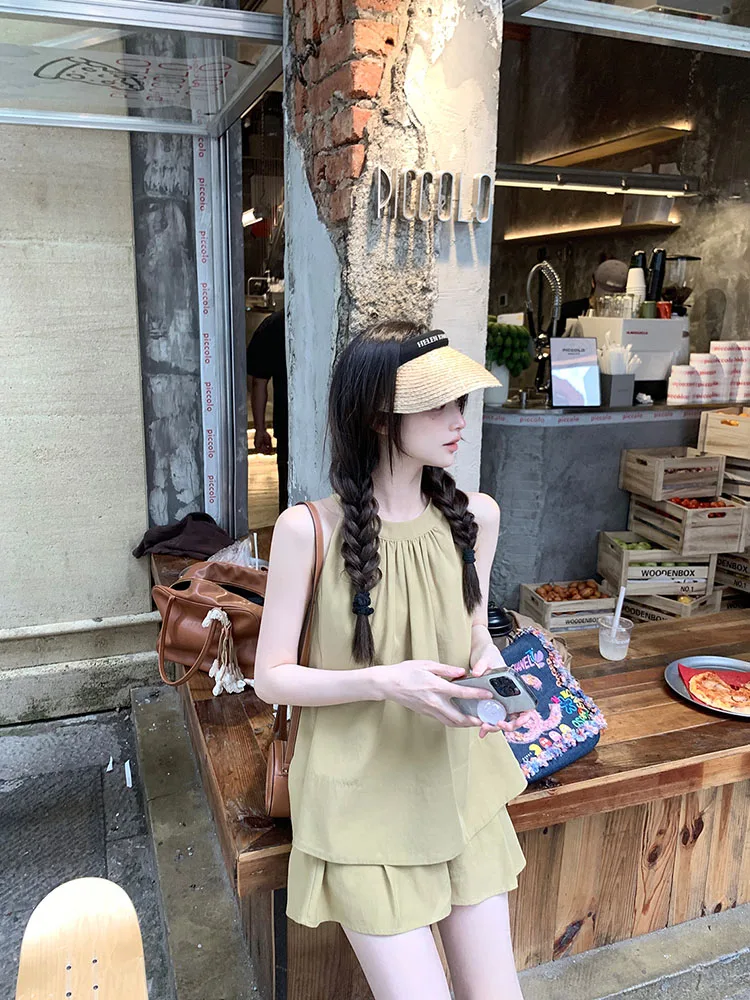 Элегантная модная одежда комплект из 2 предметов с шортами пушистая ткань без