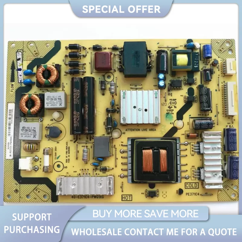

Для TCL L42F4350-3D L43F3390A-3D плата питания L37/L46E5300D L40-E371C4-PWH1XG 40-E371C4/C5-PWH1XG PWG