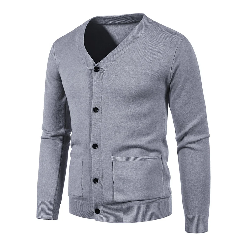 

2022 New Autum Winter Brand Fashion Knitted Men Cardigan Sweater Slim Korean Casual Coats Jacket Mens Clothing