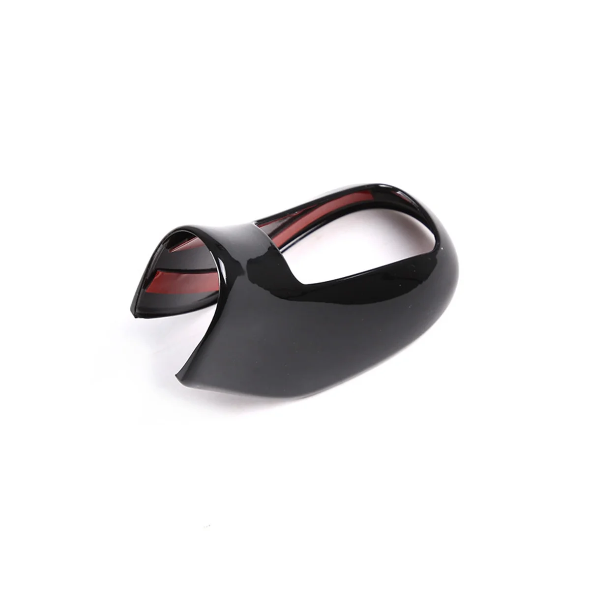 

Carbon Fiber Gear Head Front Cover+Gear Head Back Cover Sticker Panel Trim for XC60 S60 V40 S80