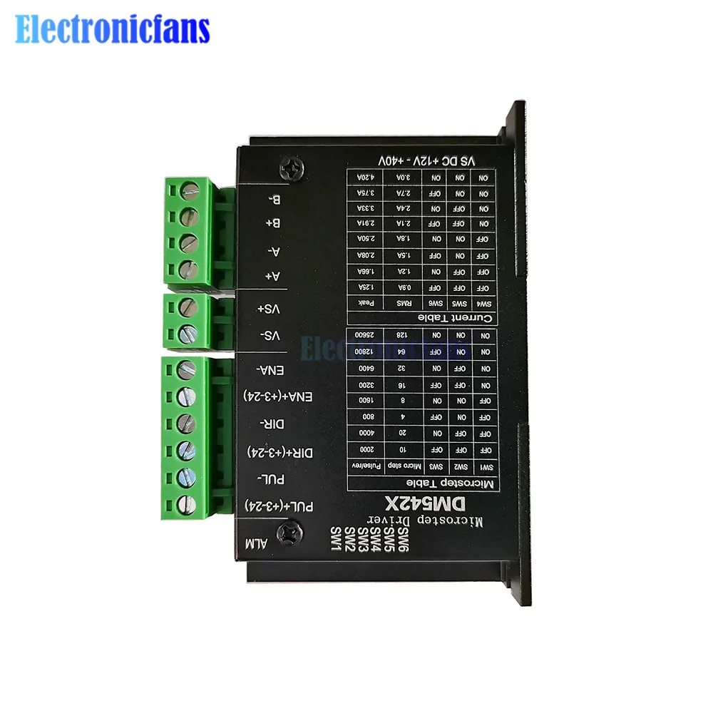 Цифровой Драйвер шагового двигателя DM542X DSP 42/57 128 А низкий уровень шума низкое