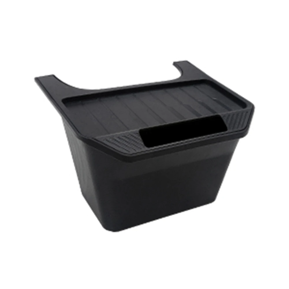 

For Tesla Model 3 Model Y Rear Center Console Organizer Box Rear Middle Seat Car Tray Back Center Storage Black
