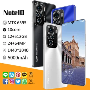unlocked dual sim note10 6 8 inch screen smartphone12gb512gb rom android mobile phones cellphones celulares mobiles samsung free global shipping