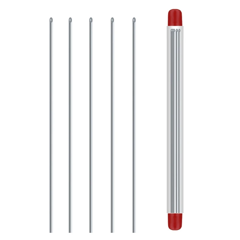 

5 шт., рыболовные иглы для приманки, из нержавеющей стали