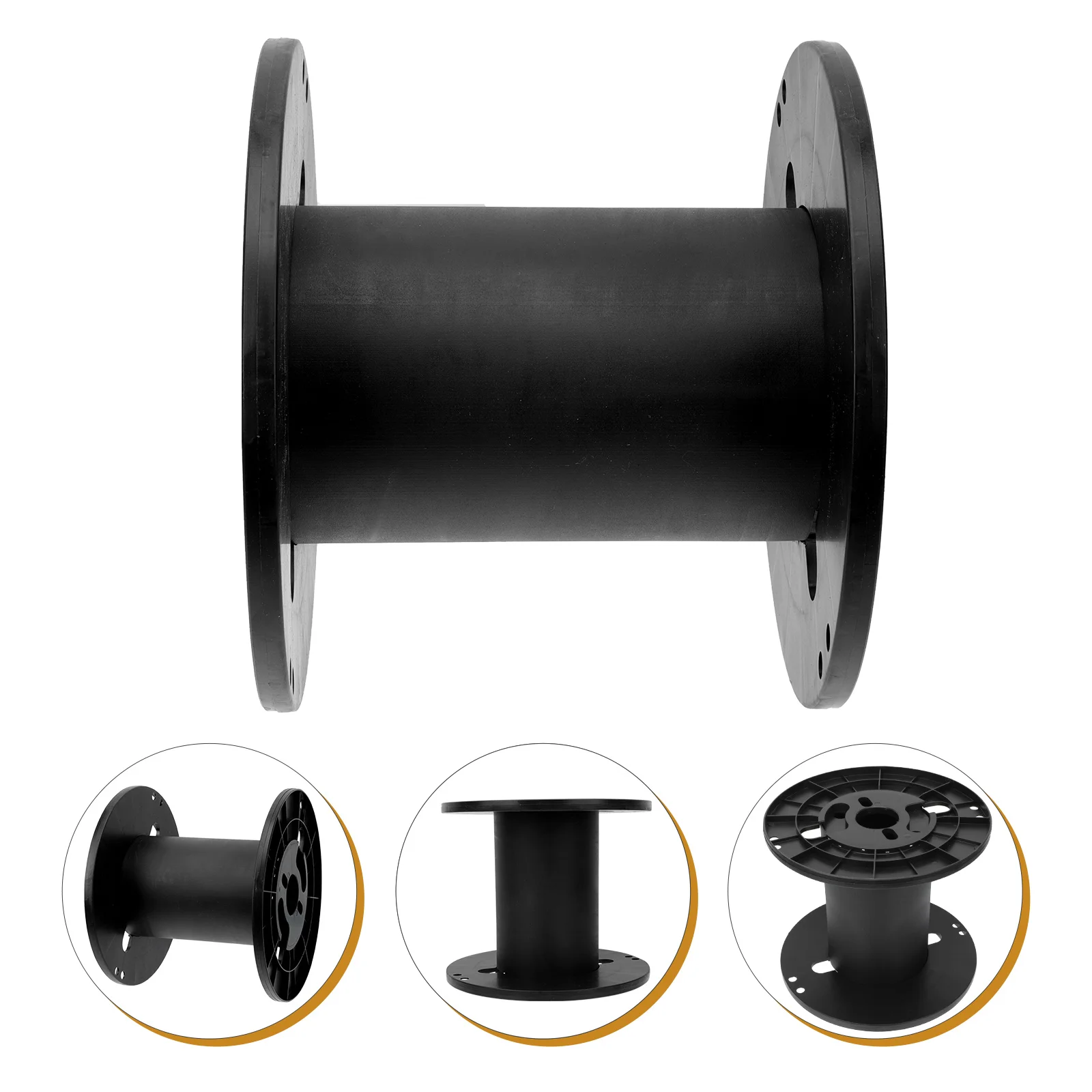

Wire Spool Storage Reel Cable Wheel Spools Cord Empty Manual Rope Rack String Holder Plastic Home Supplies Daily Tool Organizer