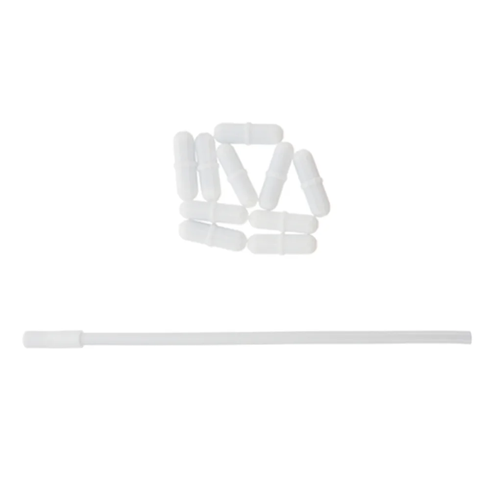 

10 Pcs Magnetic Stirring Rod Mixer Laboratory Stirrer Retriever Bar Mechanical PTFE