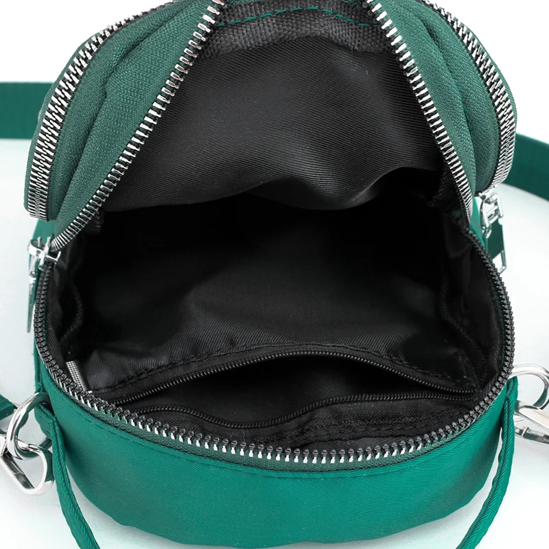 Womens Fashion Oxford Solid Color Shoulder Bag Lightweight Durable Female Crossbody Bag Multi Pocket and Large Capacity Handbag