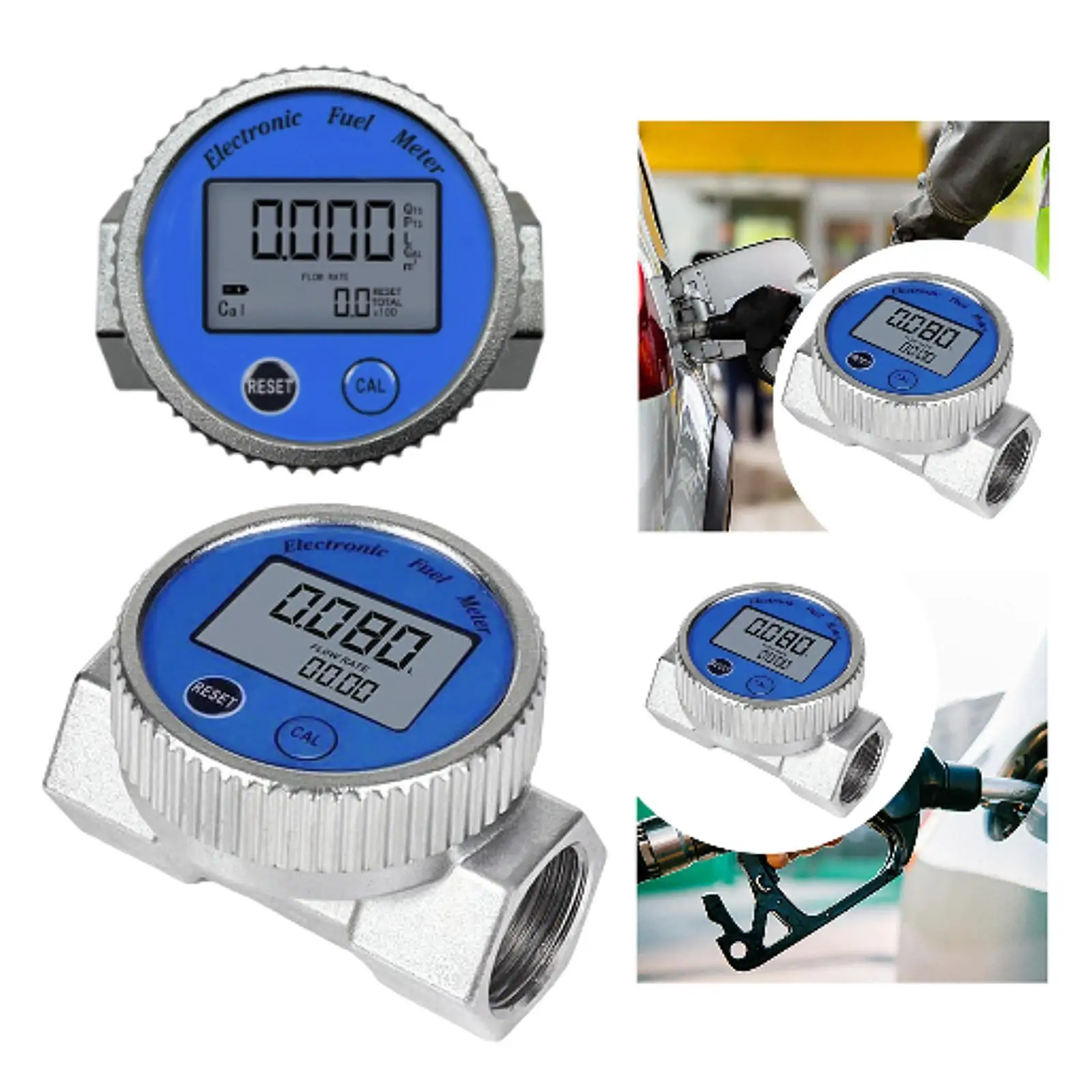 Цифровой турбинный расходомер топлива Водонепроницаемый для газового масла