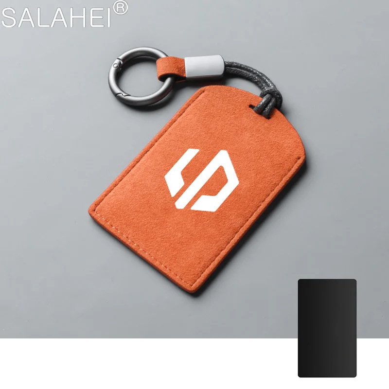 

Кожаный Автомобильный Чехол для брелка дистанционного ключа с отделением для карт Leapmotor C10 2024, аксессуары для автомобиля без ключа Kychain