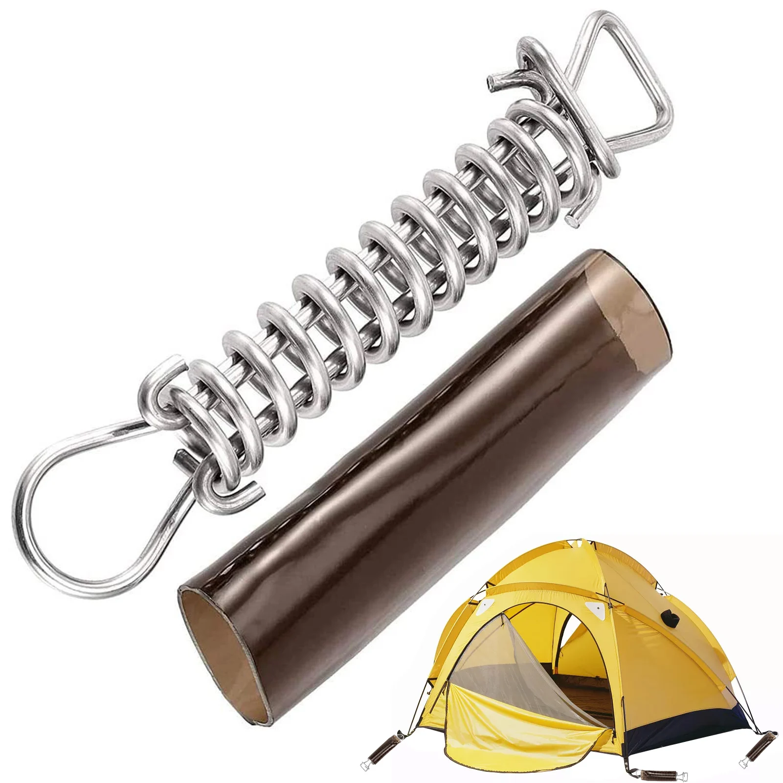 

Stainless Steel Pool Cover Spring Universal Pool Cover Spring With Vinyl Spring Cover Suitable For Swimming Pool Winter Safety