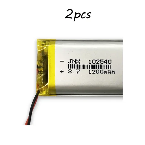 Литий-полимерный аккумулятор для очков, 3,7 в, 1200 мАч, 102540