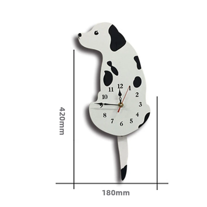 Настенные часы с изображением собаки домашний декор для детской спальни