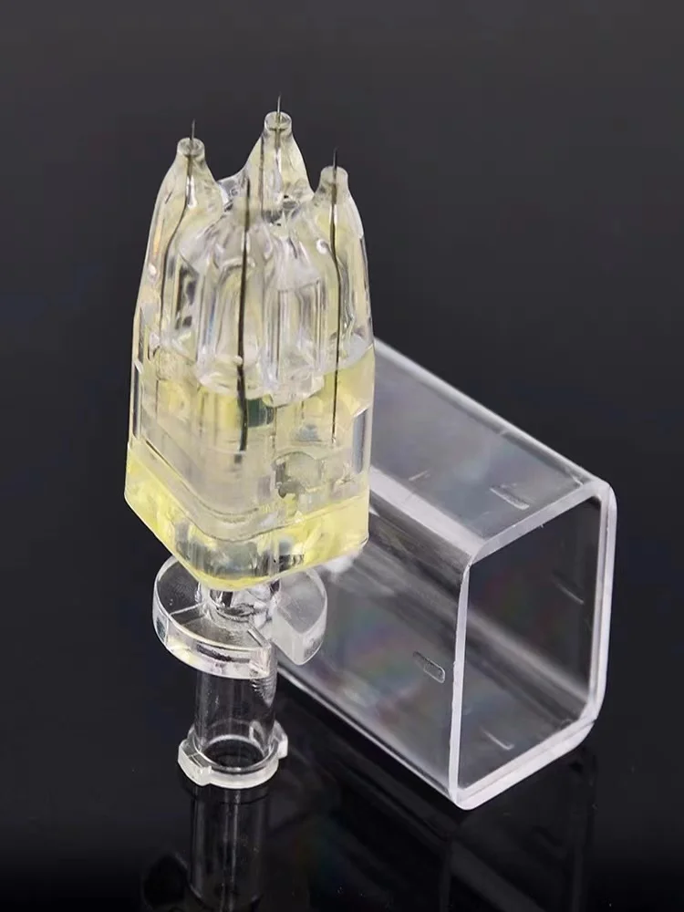 

New product Mesotherapy 32G 1.5mm Crystal 5 pin multi needles for dermal filler injection