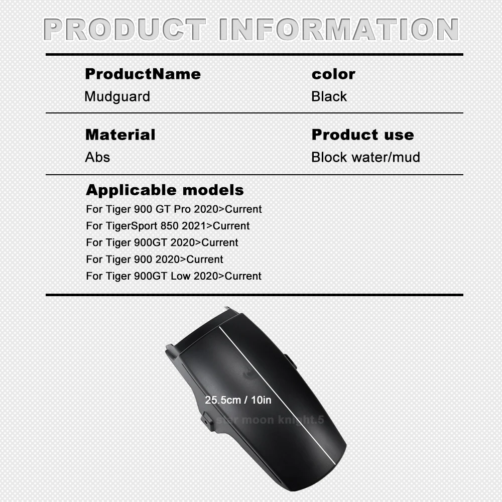 Удлинитель крыла для спорта 850 Tiger 900 GT Low Pro аксессуары мотоциклов передняя