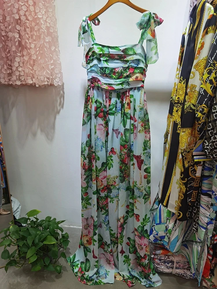 Шифоновые шелковые платья для женщин летние пляжные праздничные регулируемая