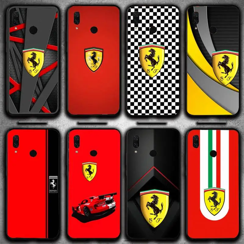 

Luxury Sports Car Ferrari Phone Case For Xiaomi 11 10 12Spro A2 A2lite A1 9 9SE 8Lite 8explorer F1 Poco 12S Ultra Cove