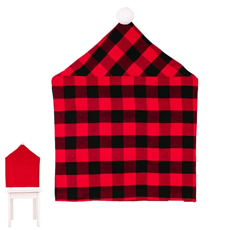 

Christmas Hat Dining Chair Slipcovers Elastic Christmas Back Chair Cover Dining Room Chair Covers For Christmas Dining Chair