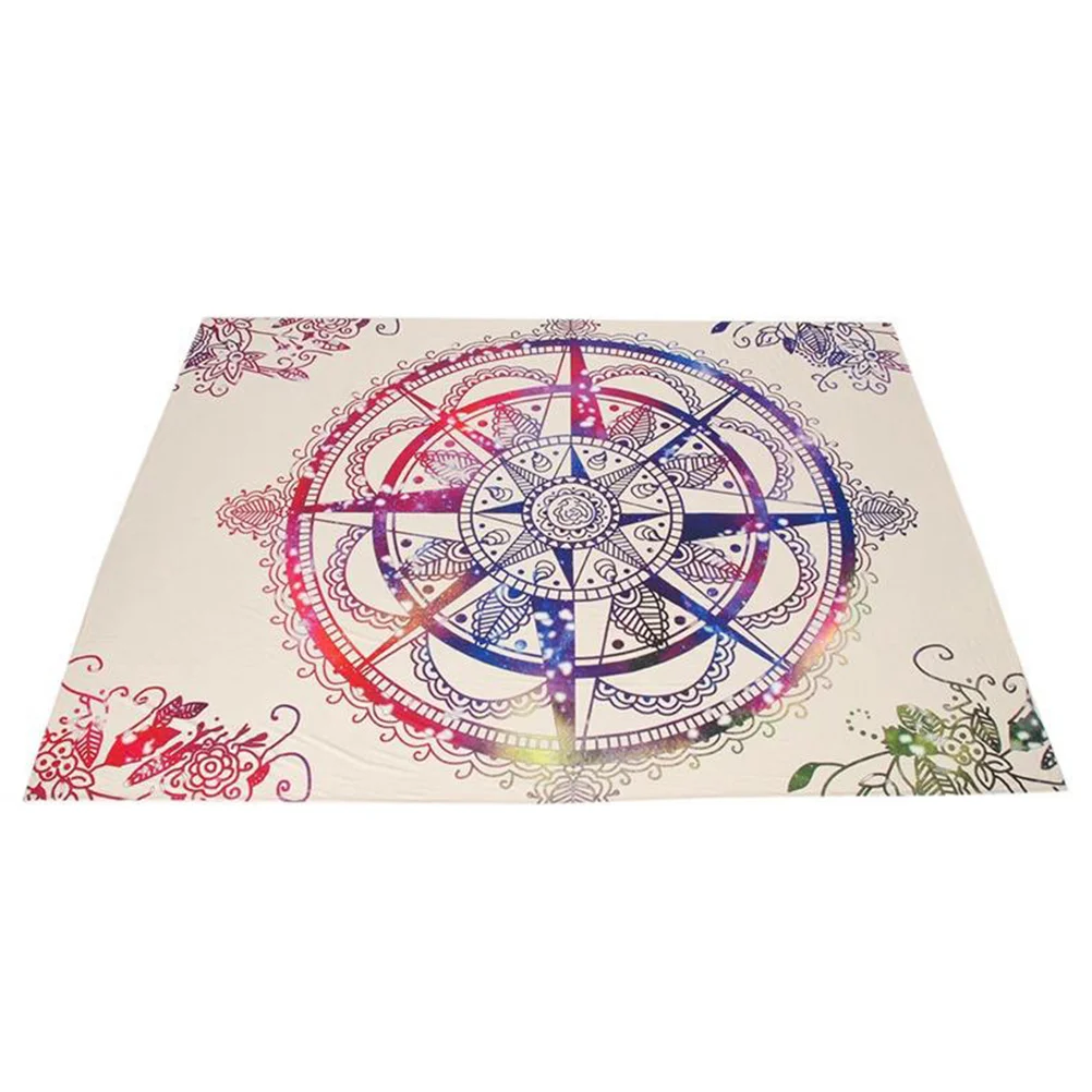 

Yoga Mat Printing Beach Towel Madala Tapestry Bikini Cover Up Blanket Compass