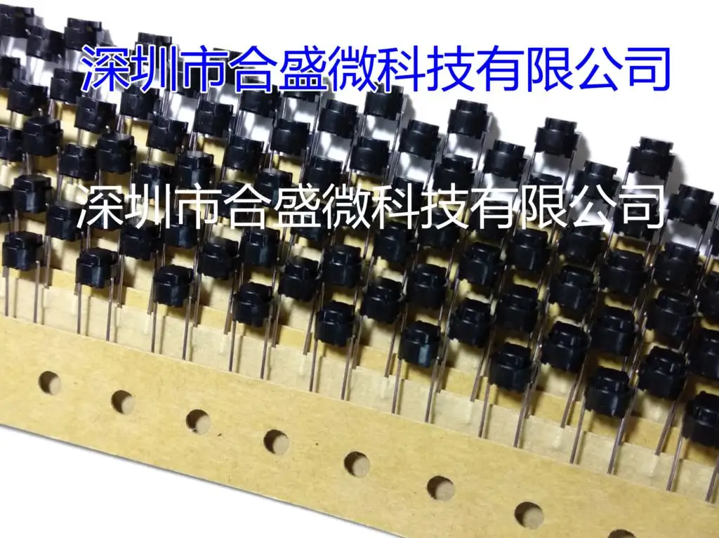 

10 шт. оригинальный бесшумный и пыленепроницаемый сенсорный выключатель 6*6*5 прямая вставка 2Pin самовосстанавливающаяся силиконовая микрокнопка