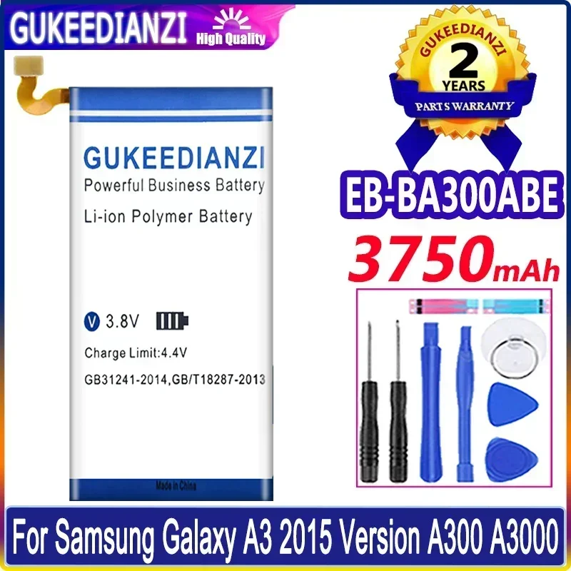 EB-BA300ABE Аккумулятор для мобильного телефона 3750 мАч Samsung Galaxy A3 A300 SM-A300F SM-A300FU A3000 A3009