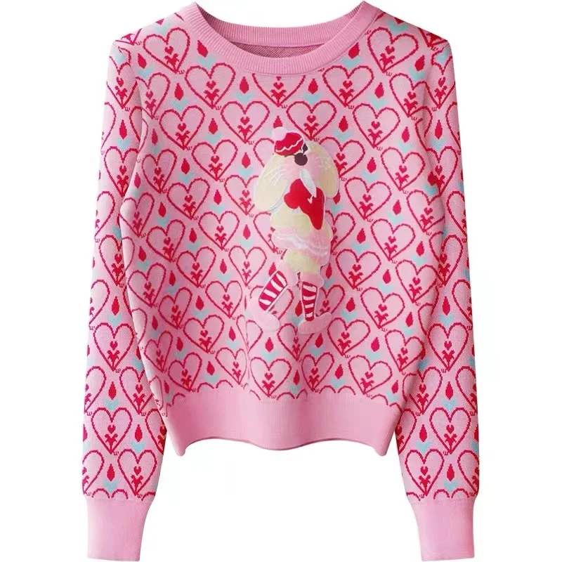 Женский свитер с длинным рукавом элегантный вязаный пуловер в винтажном стиле