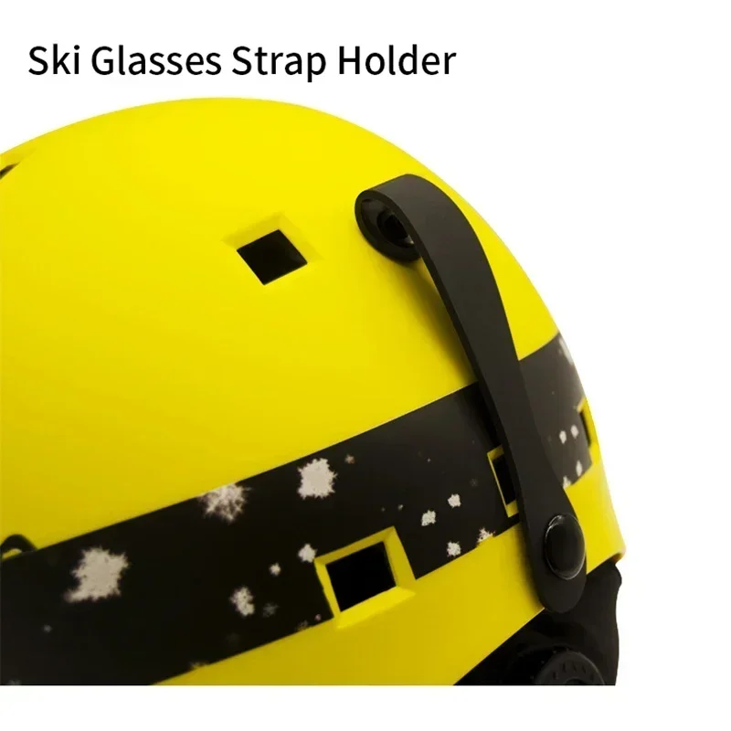 Детский лыжный шлем 2025 зимние защитные цельнолитой шлемы для сноуборда