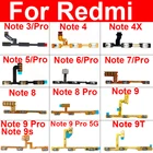Шлейф кнопки питания и громкости для Xiaomi Redmi MI Note 2 3 3g 4 4X 4g 5 5A 6 7 7S 8 8T 9 9s Pro аудио управления и питания