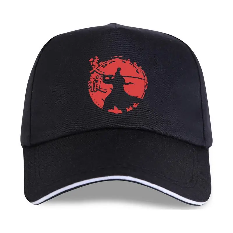 

new cap hat Men One-armed Wolf Red Sun Sekiro Shadows Die Twice Samurai Game Japanese Cotton Baseball Cap Printed