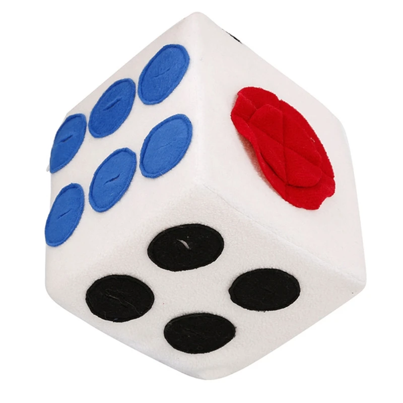 

Dog Slow Feeder Puzzle Interactive Snuffle Dice Toy Snuffle Feeding Mat for Nosework Training