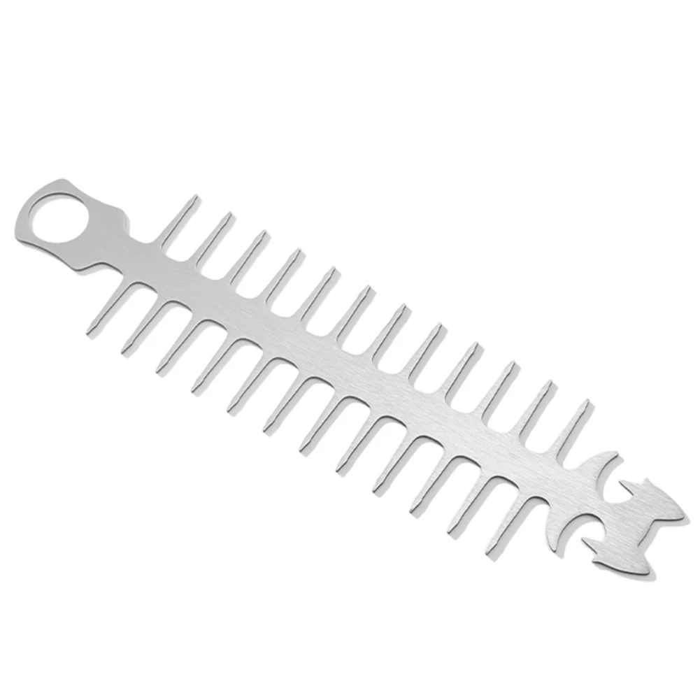 

Outdoor Fishbone Barbecue Chops 304 Stainless Steel Barbecue Sticks Creative Barbecue Skewers Meat Tools Camping DIY Barbecue