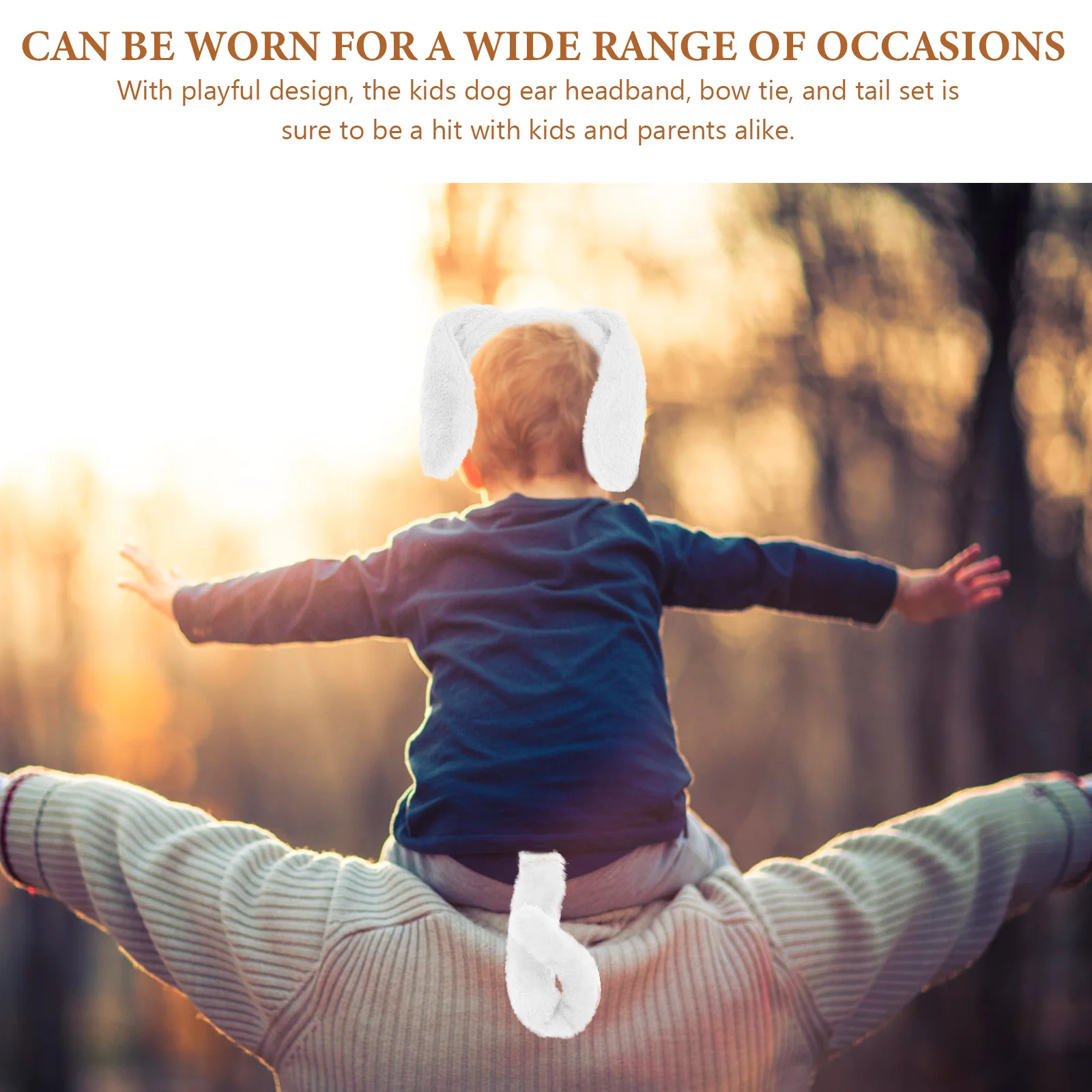 Костюм животного голова бандана хвост повязка на голову с собачьими ушками