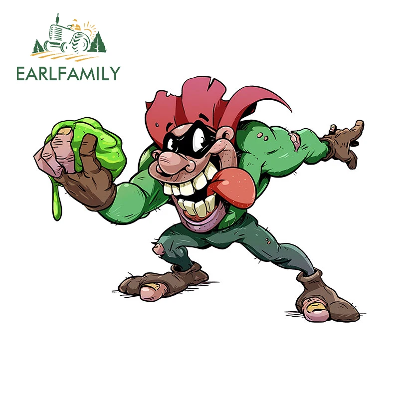 

EARLFAMILY 13 см x 9,6 см для Boogerman A Pick And Flick Приключения Автомобильная наклейка аркадная игра Наклейка Автомобильные аксессуары RV Декор