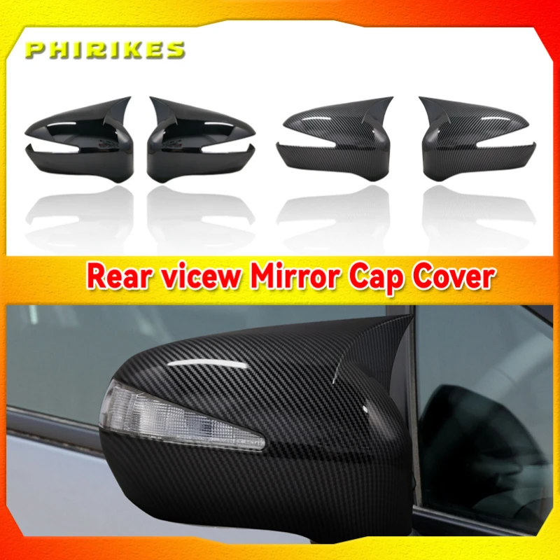

Carbon Fiber Door Side Rearview Mirror Cover Trim For Honda Civic 8th 2006 2007 2008 2009 2010 2011 Accessories Car Styling