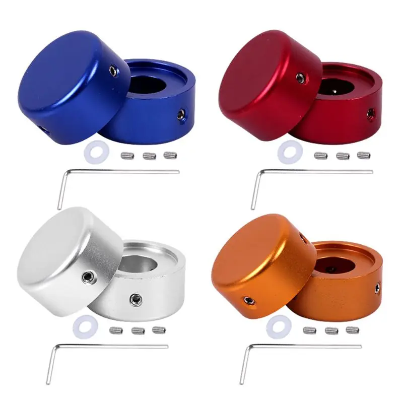 

Metal Electric Guitar Effect Pedal Foot Nail Cap Pedals Footswitch with Wrench