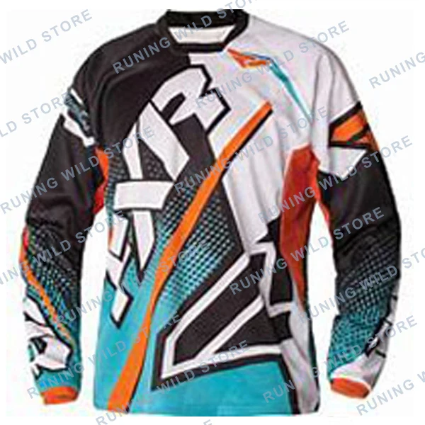 

2021 DH Motocross MX FXR Manica Lunga MTB Jersey Cross-country Moto In Sella A Downhill Mtb Jersey Motocrosselectric Motorcycle