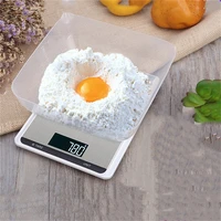 new kitchen scale 10kg stainless steel flat baking electronic table food gram digital weighing various units of measurement