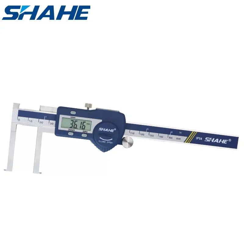 

2022New shahe inside digital 8-150 mm electronic Digital Inside Groove Caliper with Knife Edge micrometer digital vernier calip