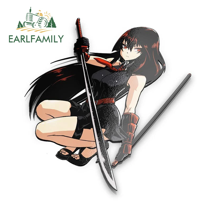 EARLFAMILY 13 см x 12 3 для Akame Ga Kill автомобильные мультипликационные наклейки