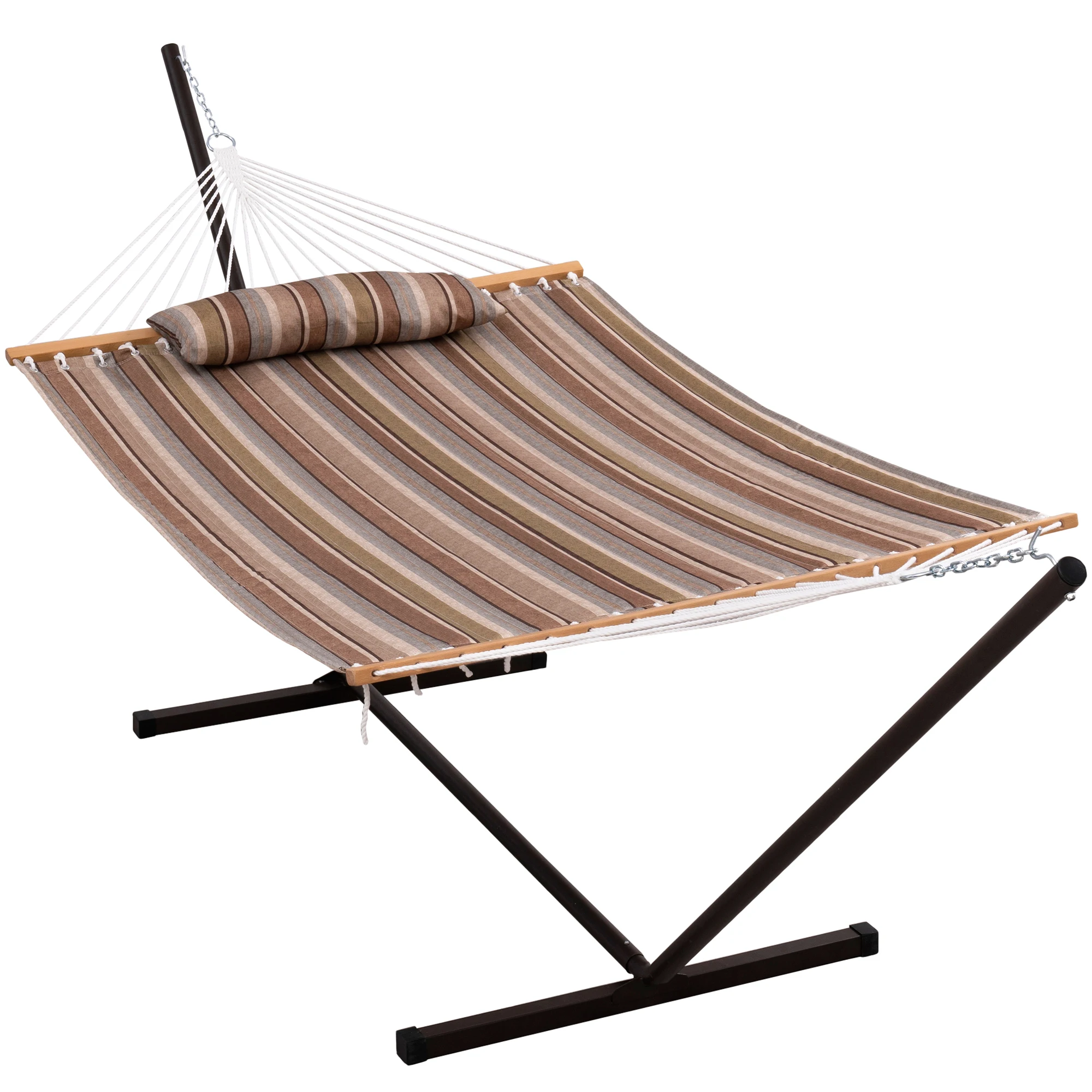 

Danlong 12ft Durable Portable Quilted Hammock with steel stand