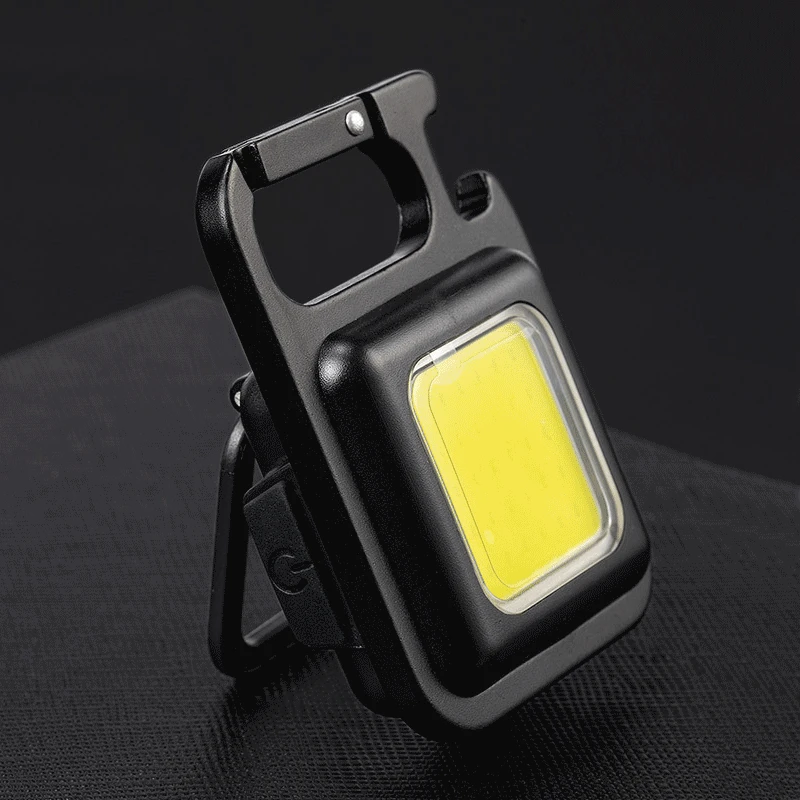 

Mini Flashlight Rechargeable Glare COB Keychain Light USB Charging Emergency Lamps LED Work Light Portable Outdoor Camping Light