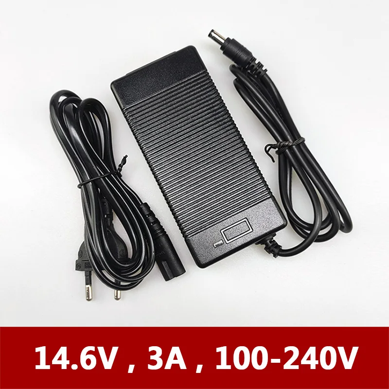 

Universal 14.6V 3A Lifepo4 Battery Charger for 12V 4S Iron Phosphate Lithium Li-ion Battery Charging Unit 14.6 Volts Lipo 14.4V