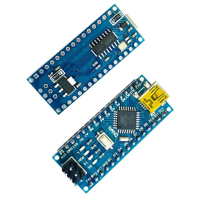 Nano Micro USB с Загрузчиком Nano v3.0 ATMEGA168P, Nano Micro USB с Загрузчиком, совместимый контроллер Nano V3 Red для Arduino CH340, USB драйвер 16 МГц