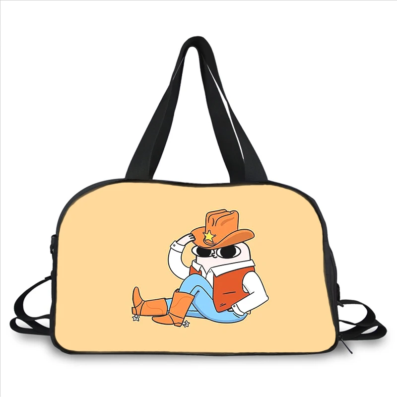 cute cartoon Ketnipz 3D printing fashion trend portable large capacity multi-function messenger bag travel bag