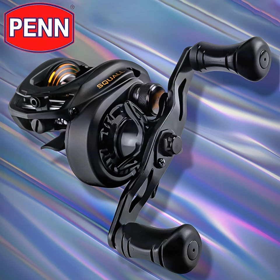 PENN Squall Low Profile Baitcast Fishing Reel
