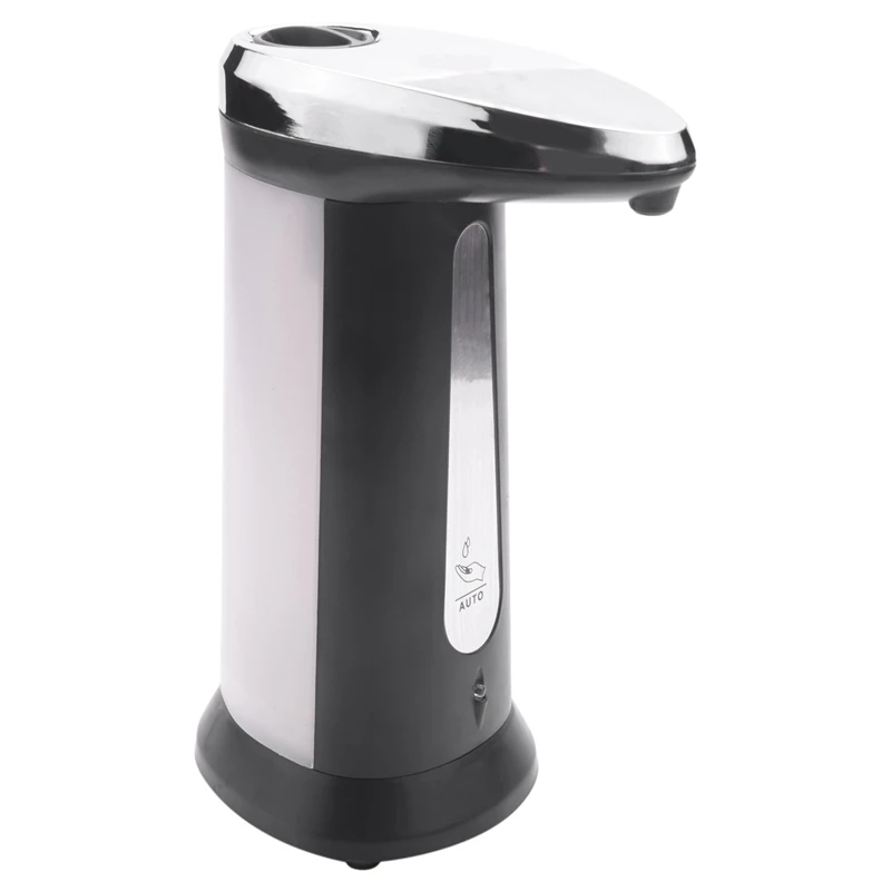 

Automatic Sensor Soap Dispenser Touch-free Kitchen Bathroom Grey